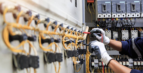 Professional Electrician technician working in League City, TX